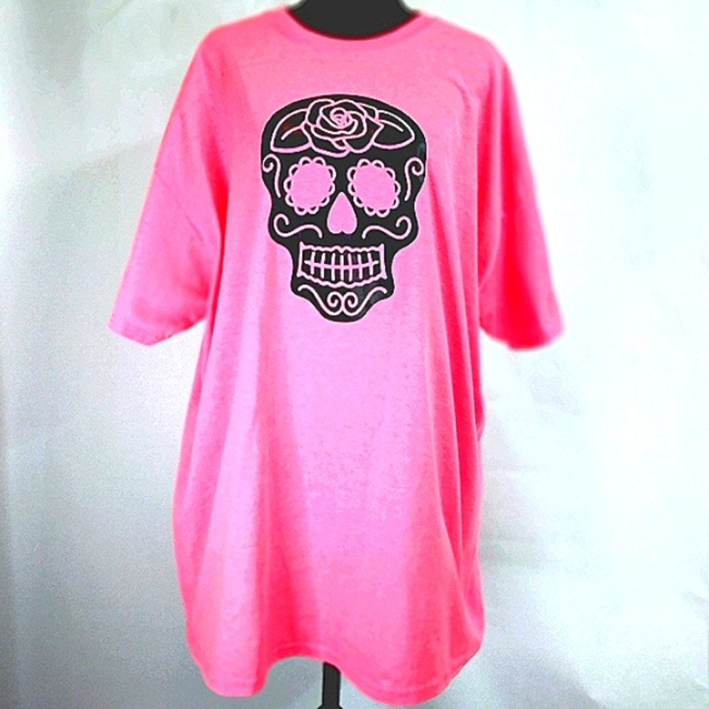 Hot Pink Skeleton Shirt